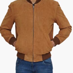 Adamsville Brown Leather Jacket In Orlando