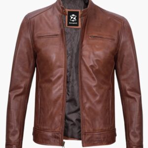 Men Dodge Biker Jacket In Miami
