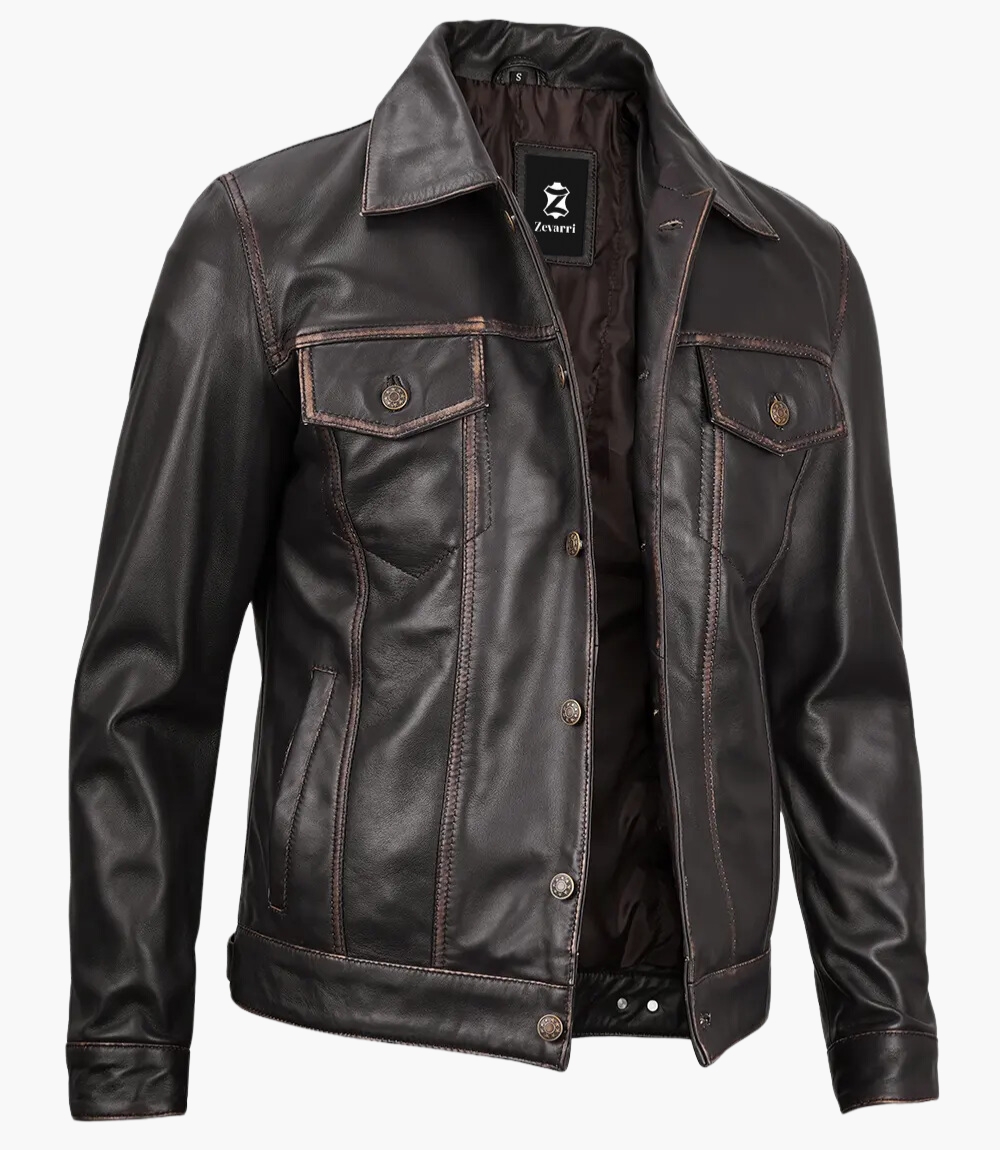 Mens Brown Trucker Jackets In Florida