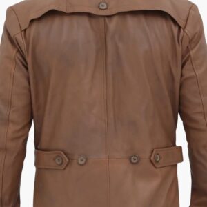 Real Leather Long Coat For Men In United States