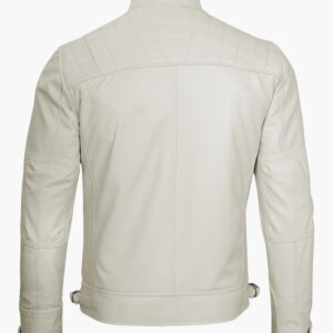 White Trucker Leather Jackets In Florida